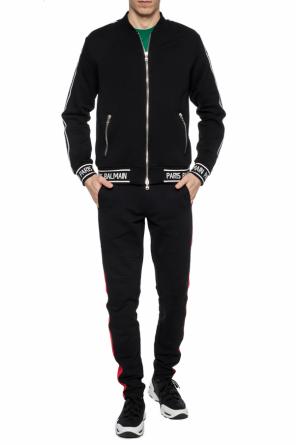 Sweatshirt with logo stripes, zdjęcie 2 Sweatshirt with logo stripes od Balmain